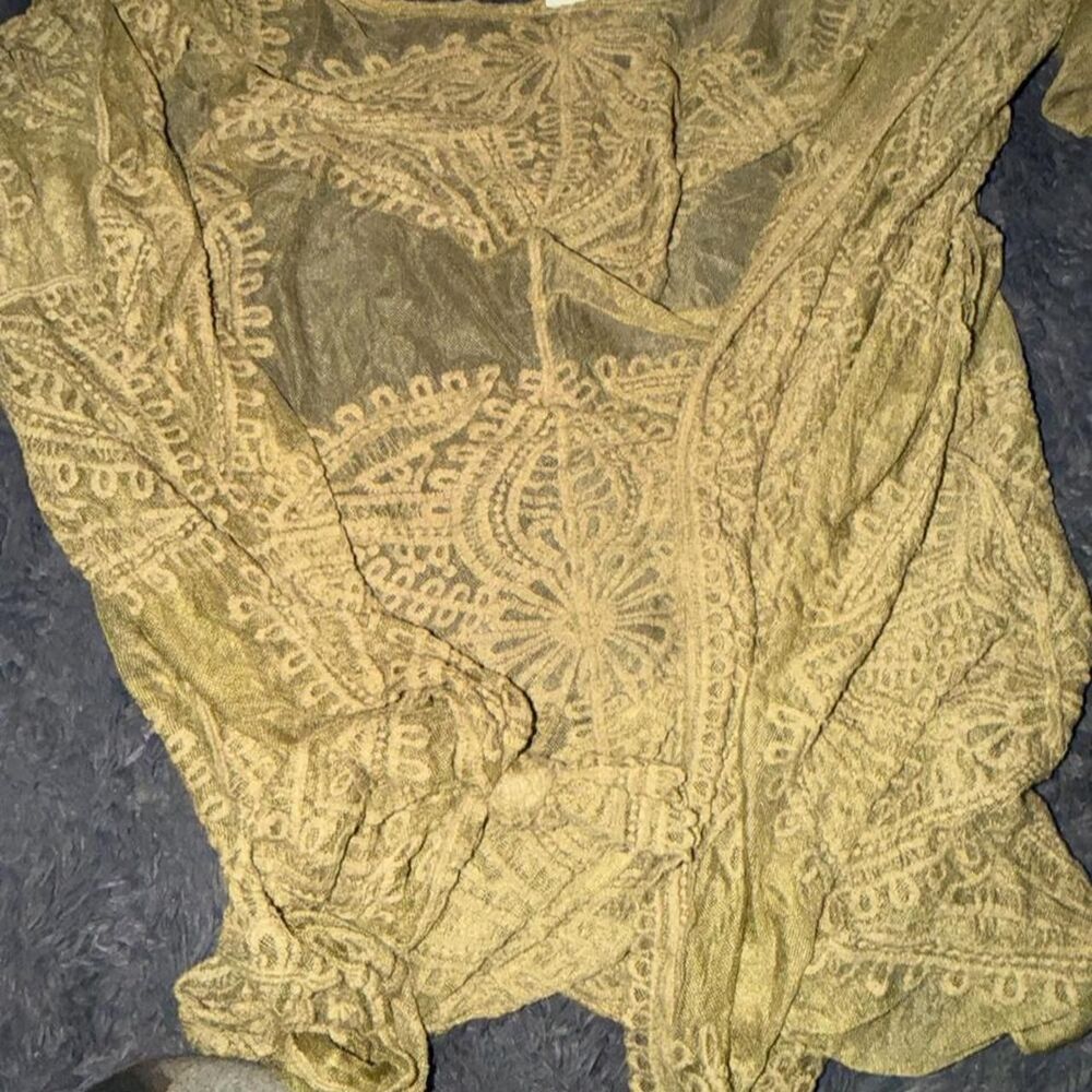 Women's Green and Khaki Cardigan